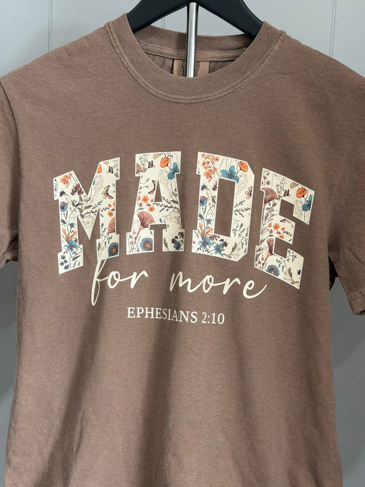 Made For More Espresso Comfort Color Tee